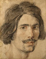 Autorretrato, Gian Lorenzo Bernini, alrededor de 1635